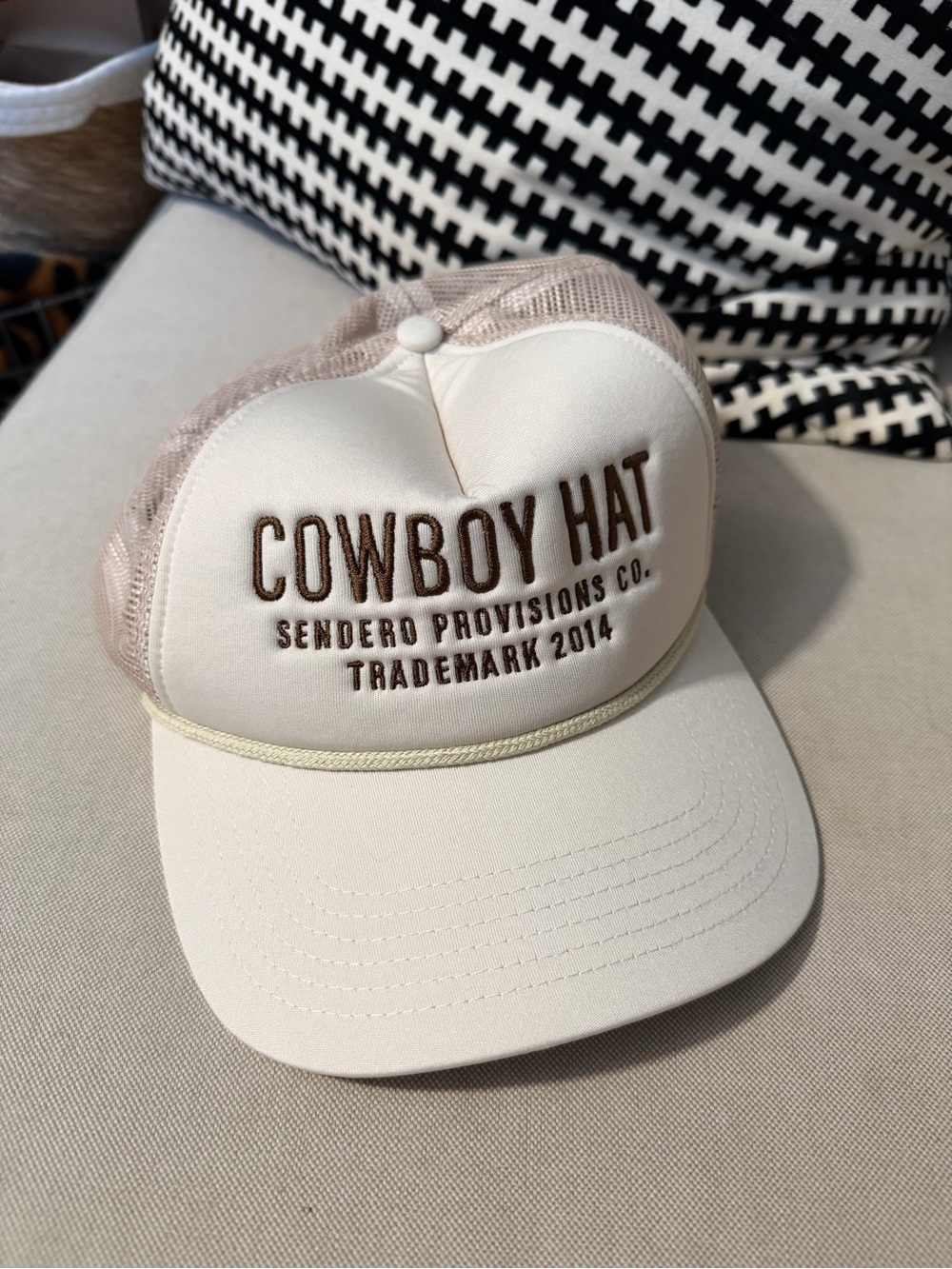 Cowboy Hat Trucker Cap